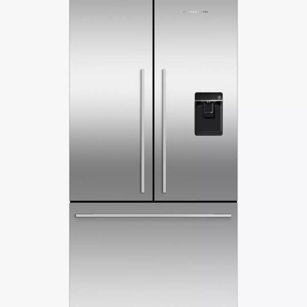 Fisher & Paykel 20 cu ft French Door Refrigerator – Freestanding Frost Free Fridge, Stainless Steel