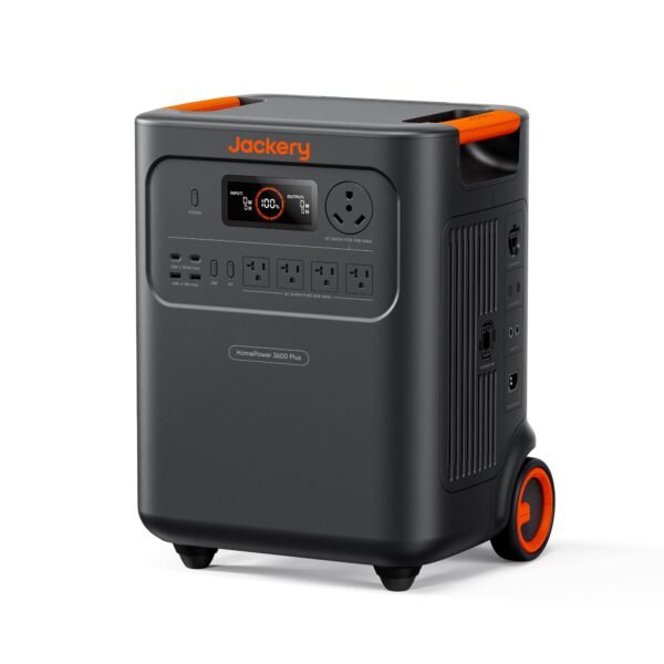 Jackery HomePower 3600 Plus Portable Power Station 3584Wh 3600W – LFP Solar Generator Expandable to 21kWh