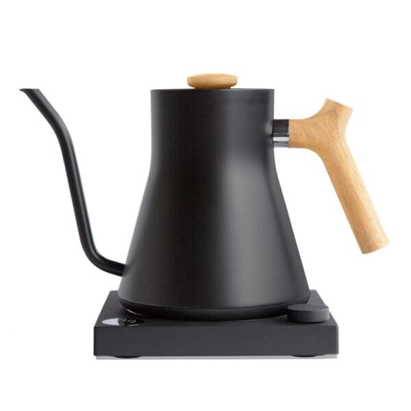 Stagg EKG Electric Gooseneck Kettle Matte Black With Maple Handle