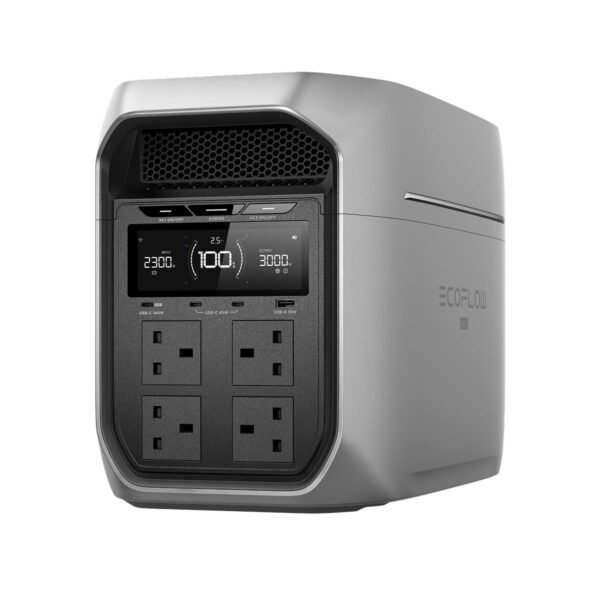 EcoFlow DELTA 3 Max Plus Portable Power Station 2048Wh LiFePO4 – Solar Generator for Home Backup & RV