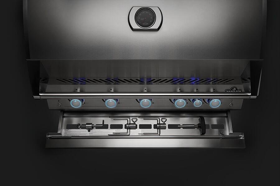 Napoleon Built-In 700 Series 32 in Stainless Steel Gas Grill Head with Infrared Rear Burner