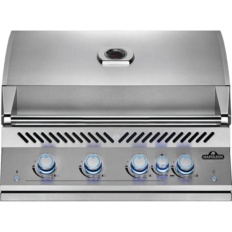 Napoleon Built-In 700 Series 32 in Stainless Steel Gas Grill Head with Infrared Rear Burner