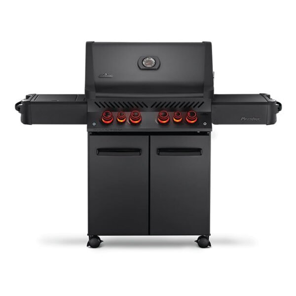 Napoleon Phantom Prestige 500 RSIB Gas Grill – Matte Black Grill with Infrared Rear & Side Burners