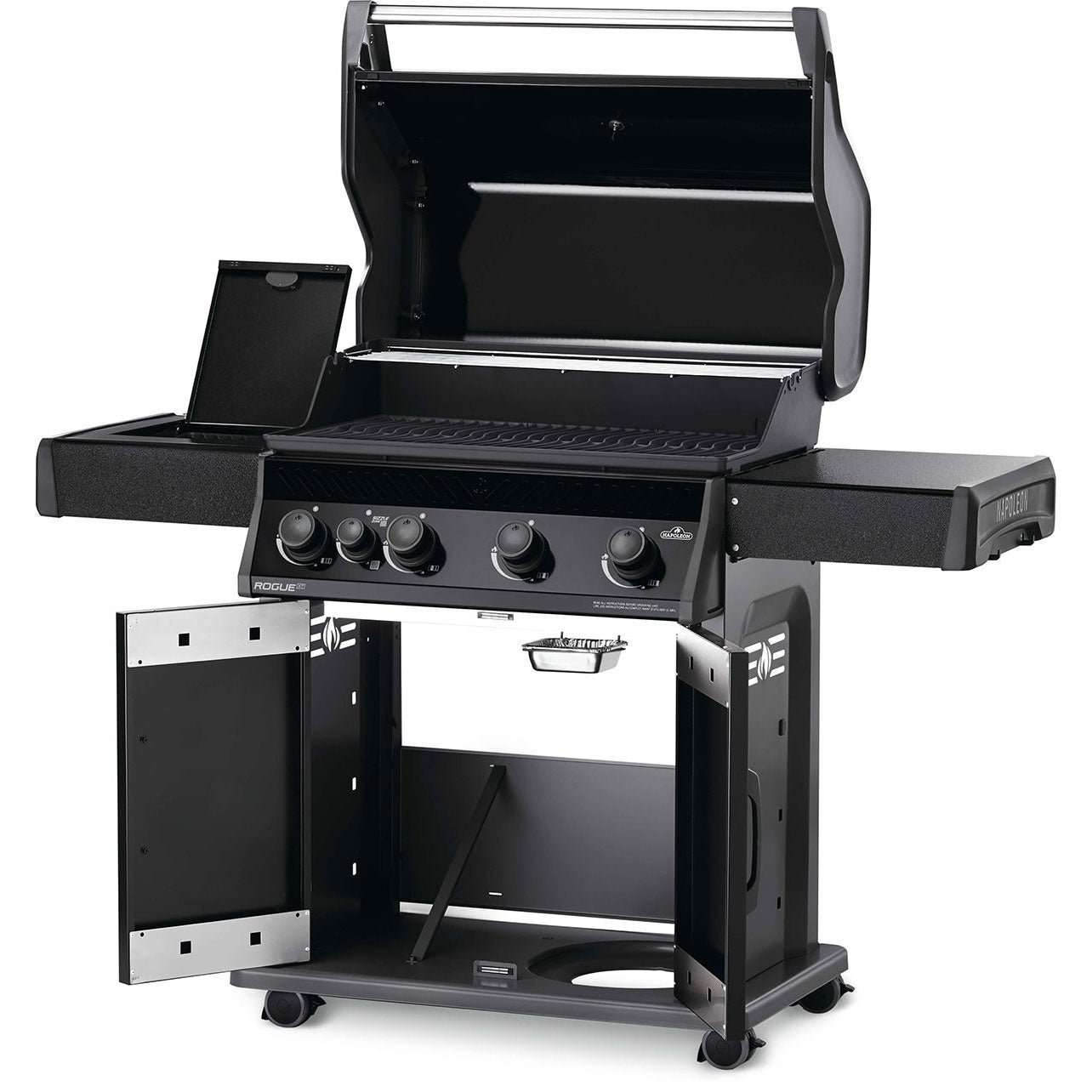 Napoleon Rogue XT 525 Propane Gas Grill – 4-Burner BBQ Grill, Black