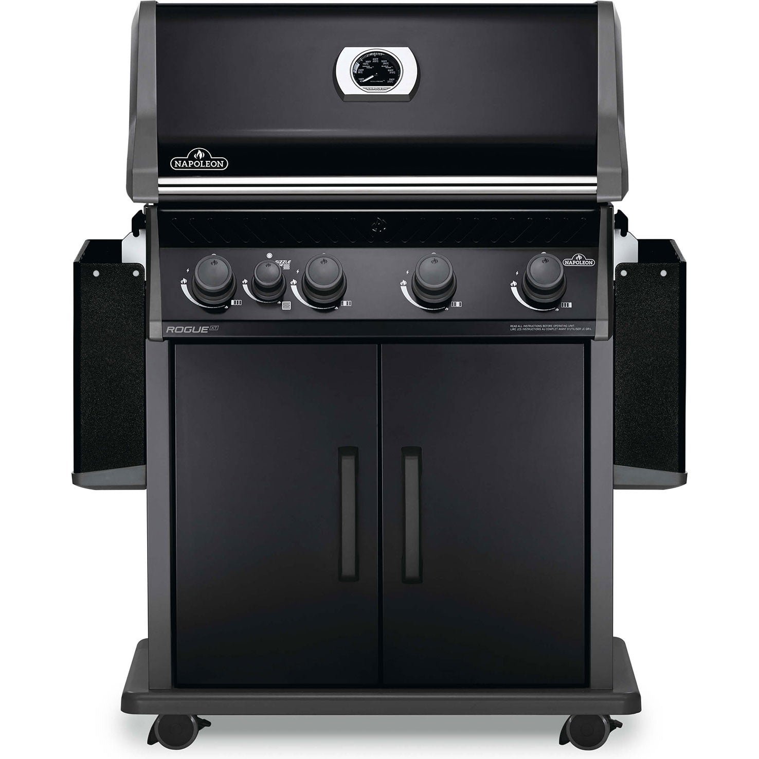 Napoleon Rogue XT 525 Propane Gas Grill – 4-Burner BBQ Grill, Black