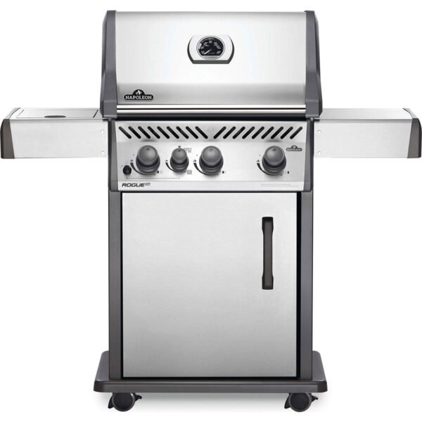 Napoleon Rogue XT 425 Propane Gas Grill – 3-Burner BBQ Grill, Stainless Steel