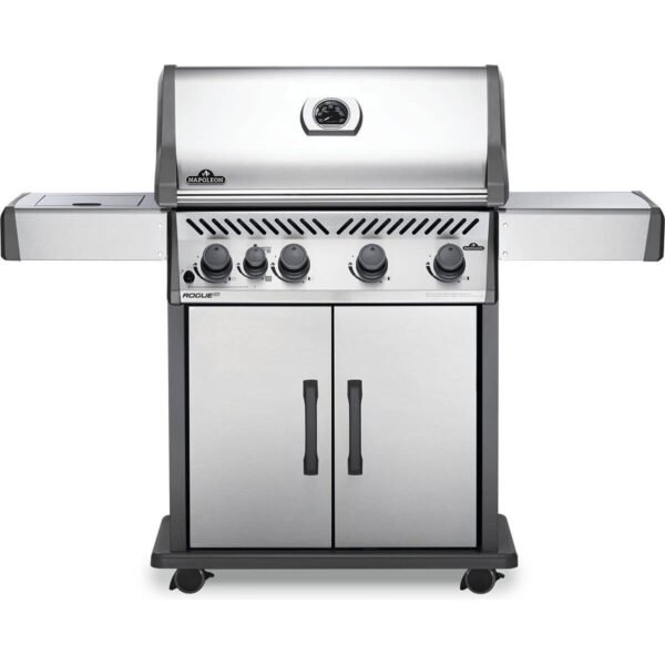 Napoleon Rogue XT 525 Propane Gas Grill – 4-Burner BBQ Grill, Stainless Steel