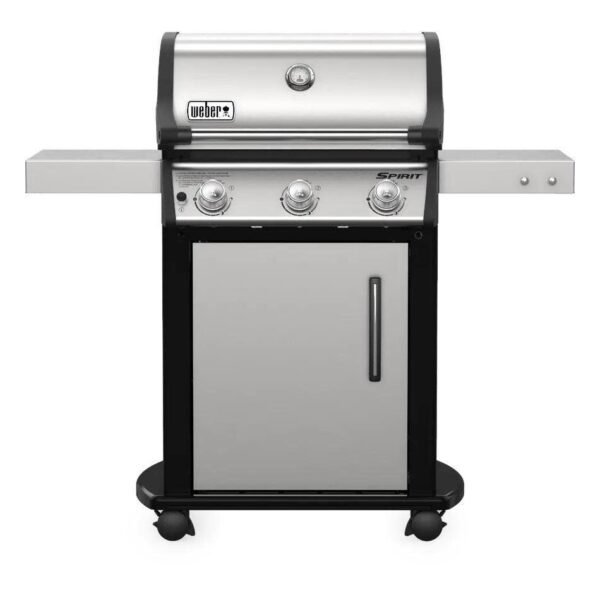 Weber Spirit S-315 3-Burner Propane Gas Grill – Stainless Steel BBQ Grill