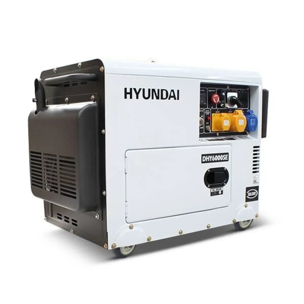 Hyundai DHY6000SE 5200W Diesel Generator – Silent Standby Generator with Electric Start & ATS Ready